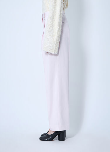 TOTEME Cotton Tailored Pants White tot0260020