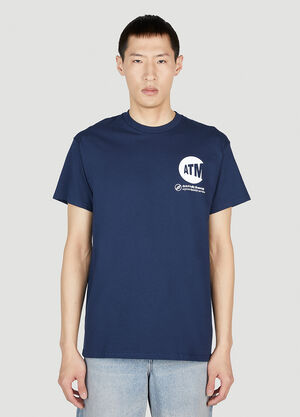 DTF.NYC ATM Cash Only Tシャツ ダークブルー dtf0152007