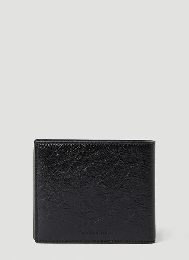 Balenciaga Le Cagole Square Folded Wallet Black bal0154052