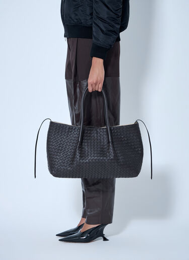LN-CC® - Bottega Veneta: Large Pinacoteca Shopping Bag - Dark Brown Bottega Veneta Large Pinacoteca Shopping Bag Dark Brown bov0264015