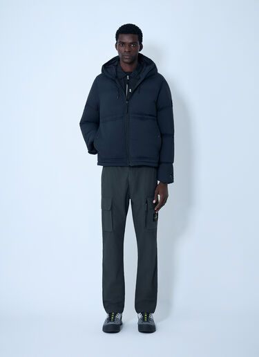 Stone Island Short Matt Ripstop CORDURA® Parka Jacket Black sto0162001