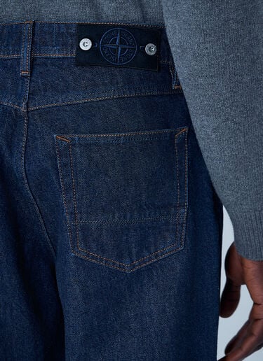Compass Patch Jeans Stone Island Compass Patch Jeans Denim sto0162086