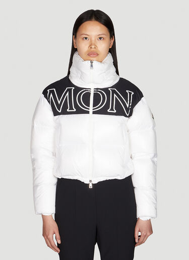 Moncler Gers Cropped Down Jacket White mon0250005