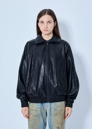 Acne Studios Leather Jacket Black acn0265086
