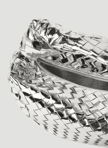 Bottega Veneta Metallic Teen Jodie Handbag Silver bov0252006