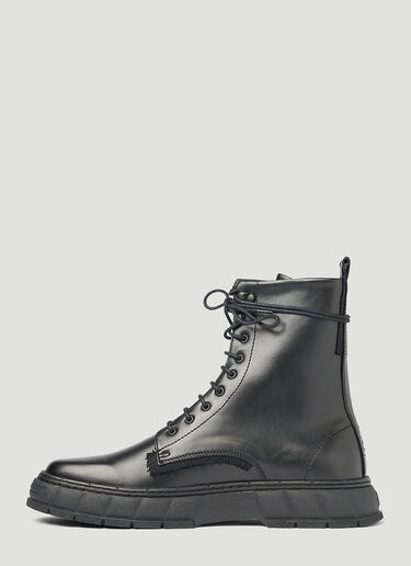 Virón 1992 Apple Leather Boots Black vir0348008