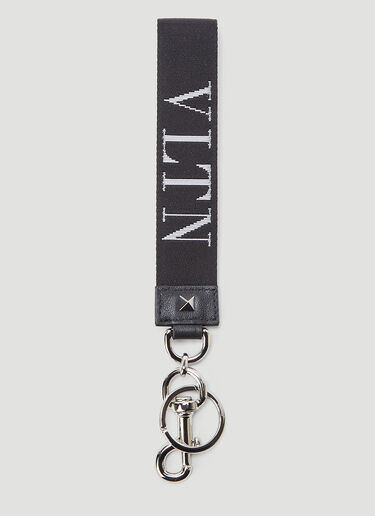 Valentino VLTN Rockstud Keyring Black val0143032