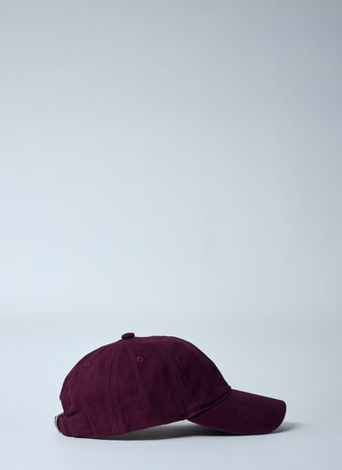 Acne Studios 트윌 로고 베이스볼 캡  버건디 acn0159043