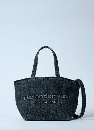 Alexander Wang スモールデニムパンチトートバッグ ブルー awg0259046