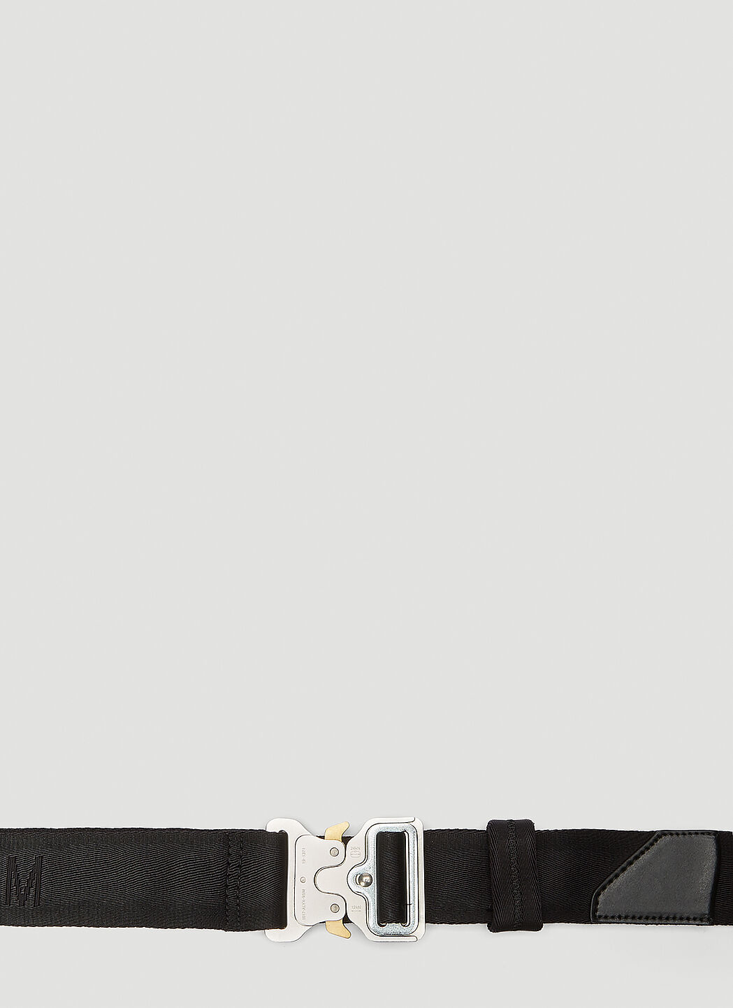 1017 ALYX 9SM Classic Rollercoaster Buckle Belt in Silver LN CC