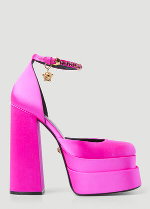 Versace Medusa Aevitas Platform Heels Pink vrs0249054