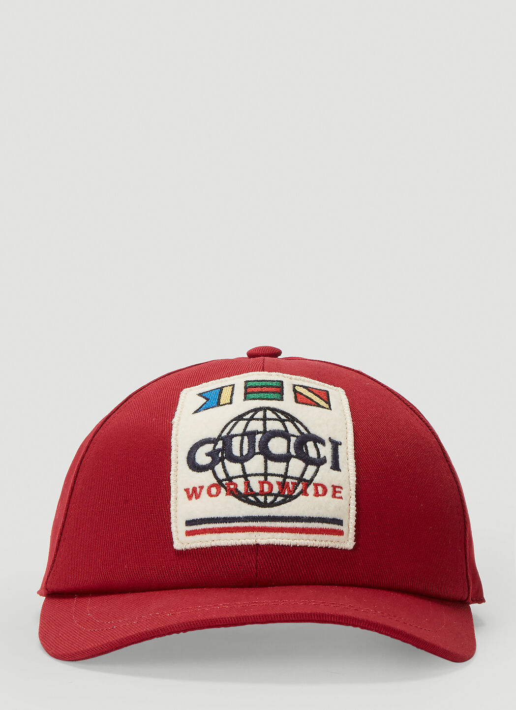 Gucci Red Worldwide Baseball Cap | LN-CC®