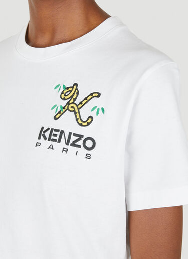 Kenzo Tiger Tail K T-Shirt White knz0250023