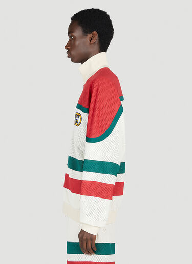 Gucci Block Stripe Track Jacket White guc0153001