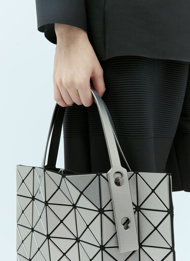 Lucent Metallic Tote Bag Bao Bao Issey Miyake Lucent Metallic Tote Bag Silver bao0255008