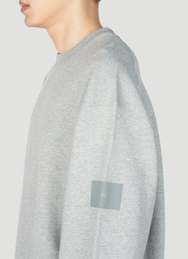 Y-3 Logo Print Sweatshirt Grey yyy0352022