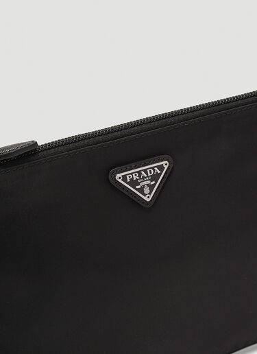 Prada Nylon Shoulder Bag Black pra0243022