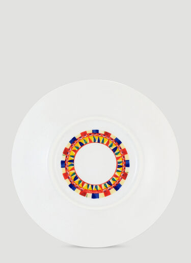 Dolce & Gabbana Casa 'Carretto Siciliano' dessert plate, set of two Multicoloured wps0690048