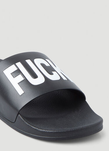 Fuck Off Pool Slides VTMNTS Fuck Off Pool Slides Black vtm0348025