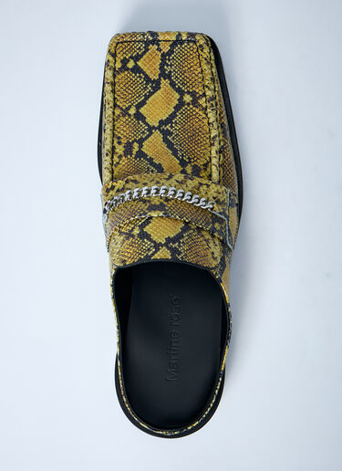 Martine Rose Loafer Mules Yellow mtr0159016