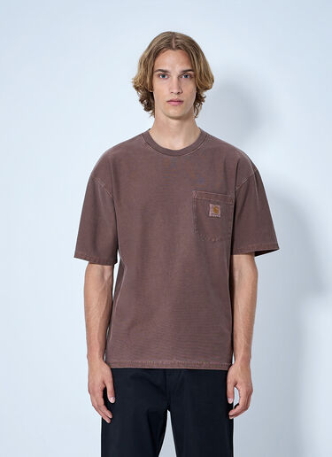 LN-CC® - Carhartt WIP: Loose Pocket T-Shirt - Brown Carhartt WIP Loose Pocket T-Shirt Brown wip0365007