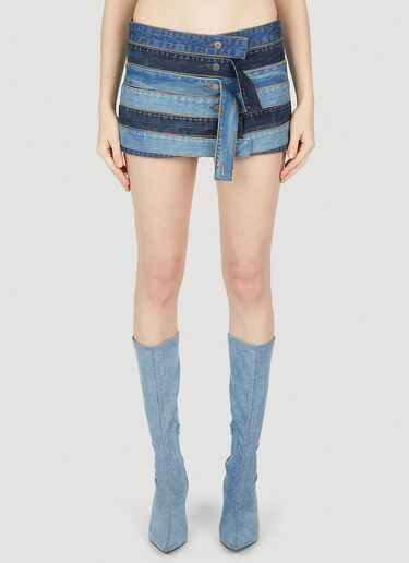 Guess USA Panelled Denim Mini Skirt Blue gue0252013