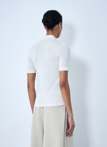 Lacoste Piqué Knit Polo Shirt White lac0264006