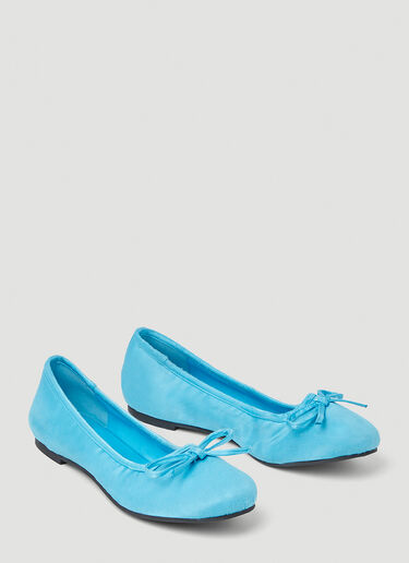 Balenciaga Leopold Ballerina Flats Blue bal0253086