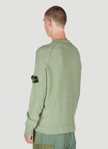 Stone Island Compass Patch Sweater Green sto0152047