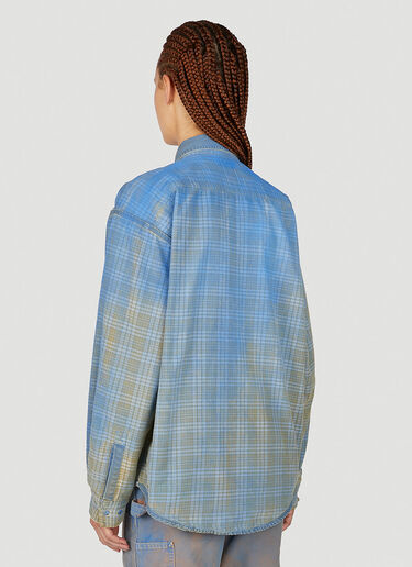 NOTSONORMAL Double Flannel Overshirt Blue nsm0351005