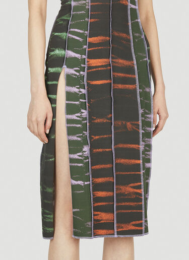 Graphic Print Dress Ester Manas Graphic Print Dress Green est0252005