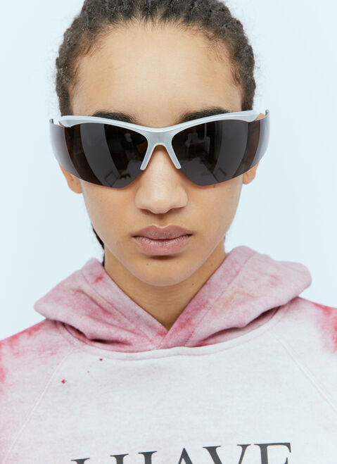 Praying Wrap Around Sunglasses Black pry0354003