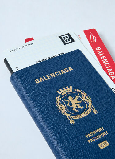 Balenciaga Passport Long Wallet Blue bal0159029