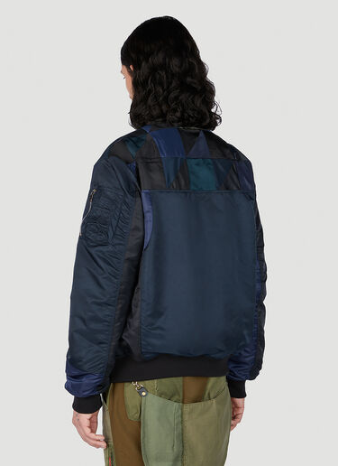 Re-Constructed Vintage Bomber Jacket Children Of The Discordance Re-Constructed Vintage Bomber Jacket Blue cod0151002