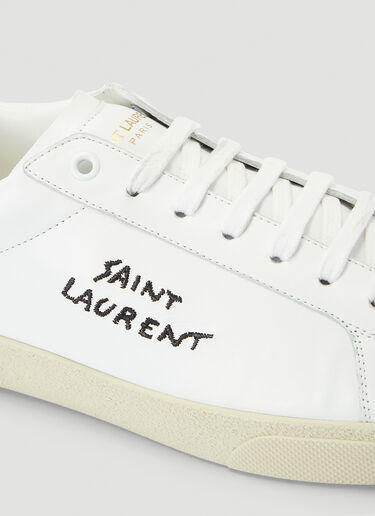 Saint Laurent Court Classic Logo Sneakers White sla0140023