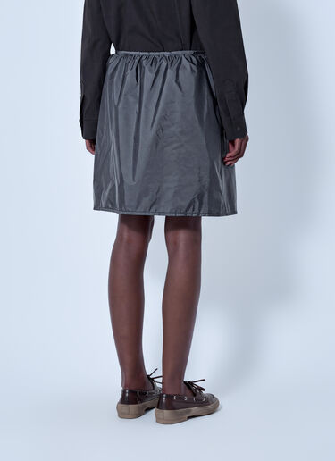 Miu Miu Technical Fabric Skirt Grey miu0266058