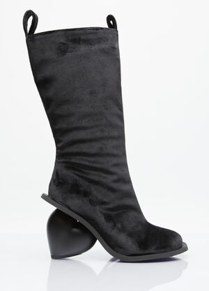 Yume Yume Love Velvet Boots Black yum0255006