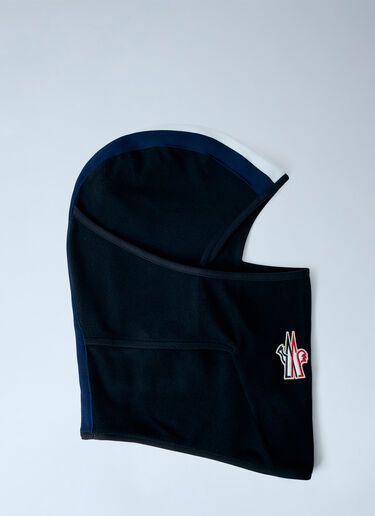 LN-CC® - Moncler Grenoble: Embroidered Logo Balaclava - Black Moncler Grenoble Embroidered Logo Balaclava Black mog0165015