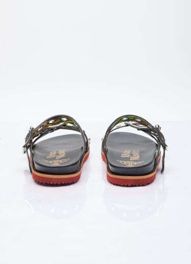 Vivienne Westwood Alex 铆钉凉鞋 黑 vvw0256033