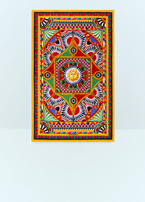 Dolce & Gabbana Casa Carretto Beach Towel Blue wps0691218