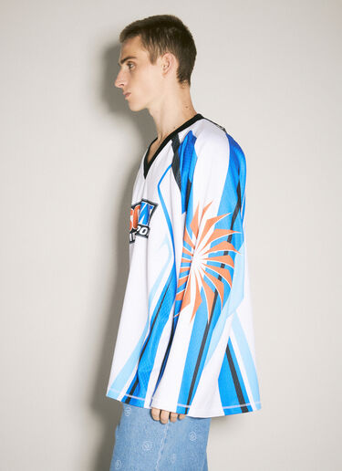 Martine Rose Motorcross Jersey T-Shirt White mtr0358001