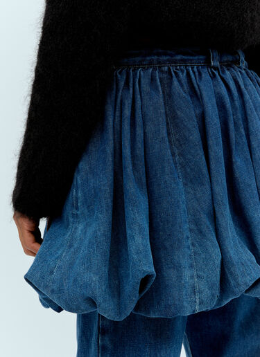 Aaron Esh Puff Skirt Jeans Blue ash0154003