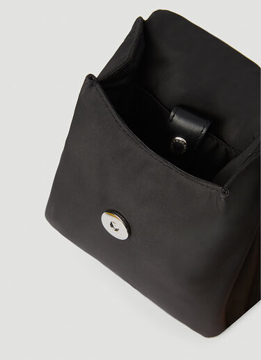 Dolce & Gabbana Logo Plaque Nylon Belt Bag Black dol0154013