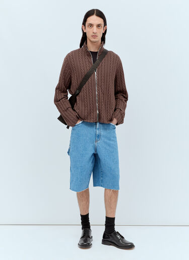 A.P.C. Oakland Denim Bermuda Shorts Blue apc0156009