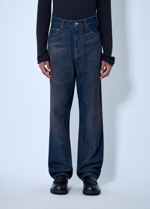 MM6 Maison Margiela Relaxed Fit Denim Jeans Blue mmm0164006