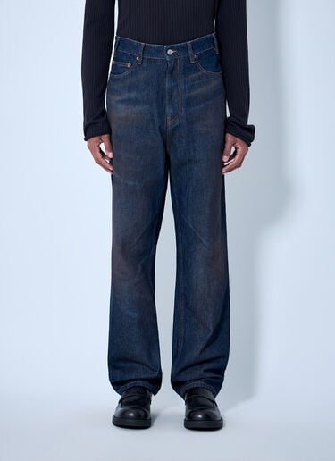 MM6 Maison Margiela Relaxed Fit Denim Jeans Blue mmm0164006