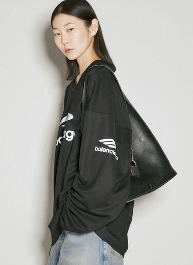 Locker Medium North-South Hobo Bag Balenciaga Locker Medium North-South Hobo Bag Black bal0255045