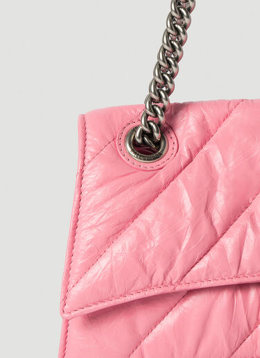 Balenciaga Crush Chain Shoulder Bag Pink bal0253055