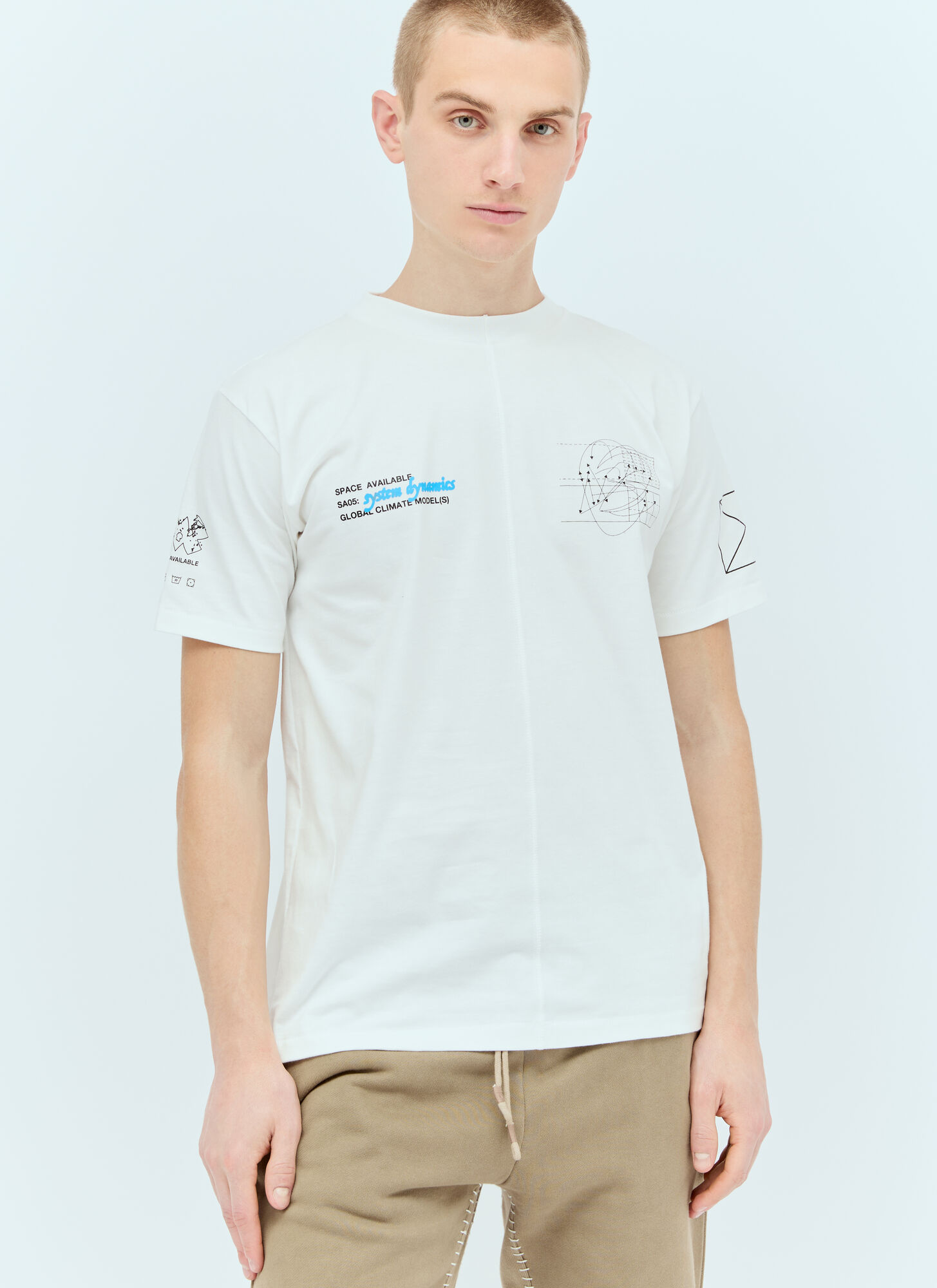 Shop Space Available System Dynamic T-shirt In White