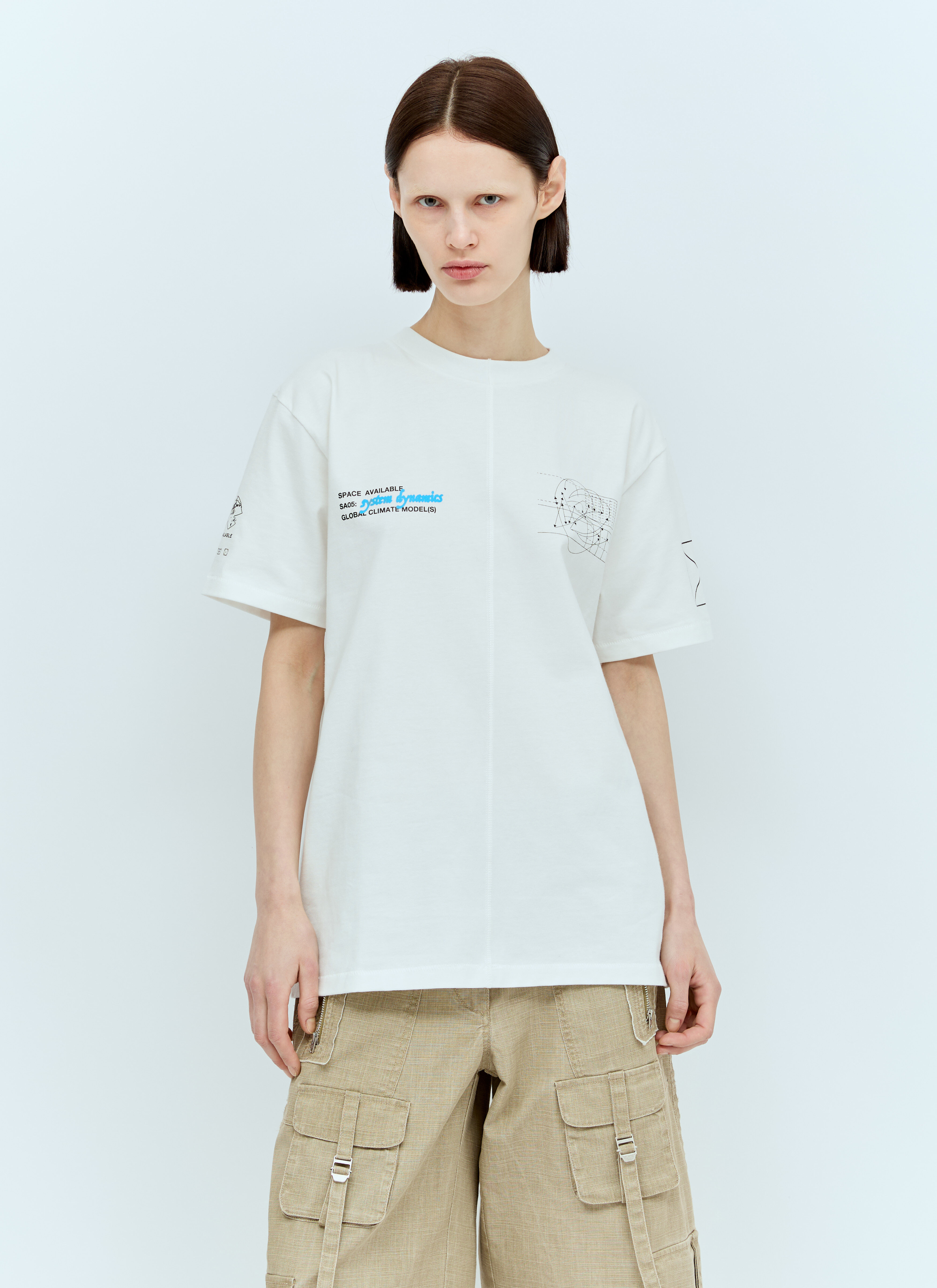 Space Available System ダイナミックTシャツ  カーキ spa0356011